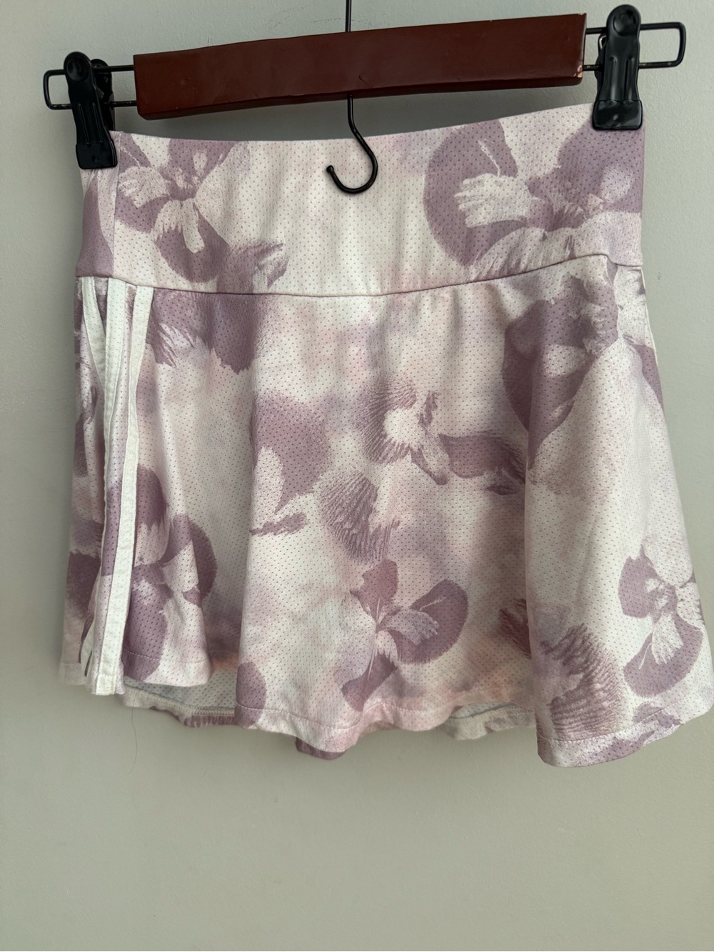 Girls Floral Performance Skirt - Lavender/Pale Pink size large (14)